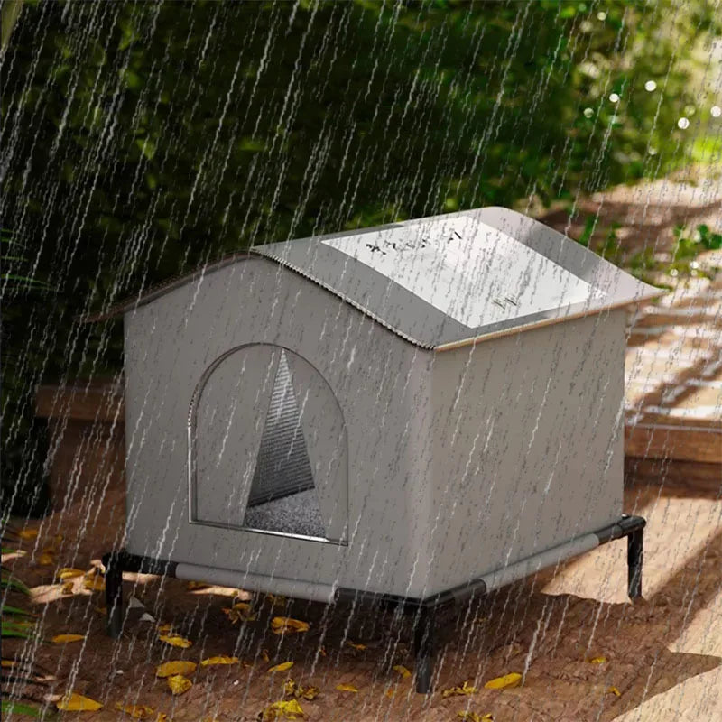 CURAPETS CozyShield Outdoor Pet Cave Bed