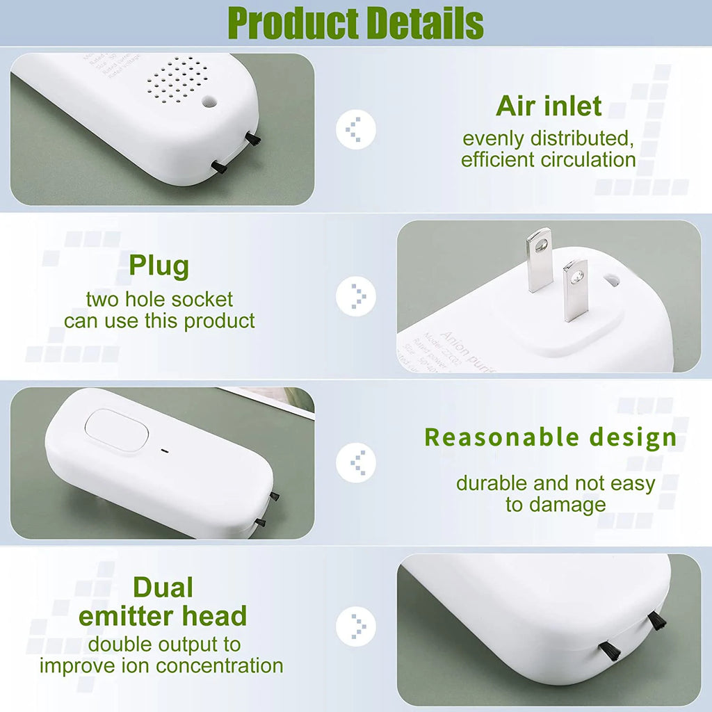 CURAPETS Plug-In Negative Ion Air Purifier