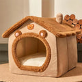 CURAPETS Cozy Foldable Pet Cave Bed