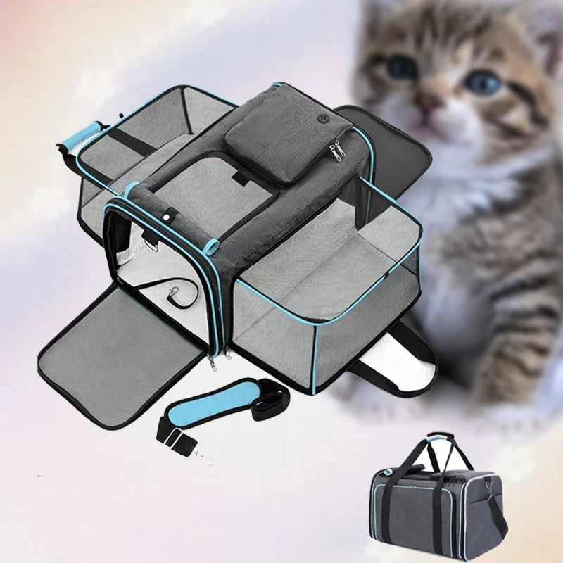 CURAPETS Foldable Travel Pet Carrier Bag