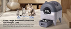 CURAPETS LunaPurr Smart Self-Cleaning Litter Box