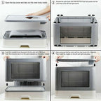 CURAPETS Foldable Enclosed Cat Litter Box