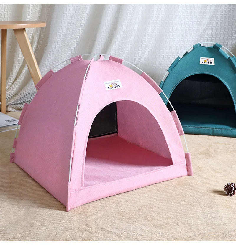 CURAPETS Foldable Pet Tent House Bed