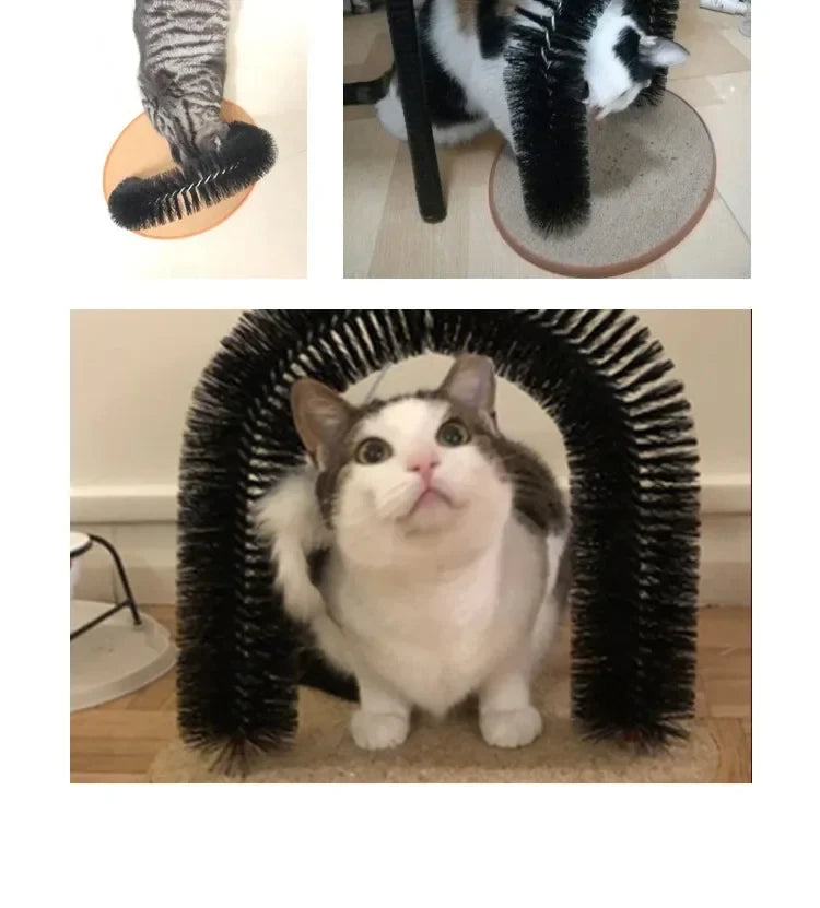 CURAPETS Self-Grooming Arch Cat Spa Toy