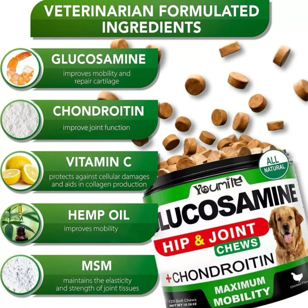 CURAPETS Hip & Joint Chewable Tablets for Dogs