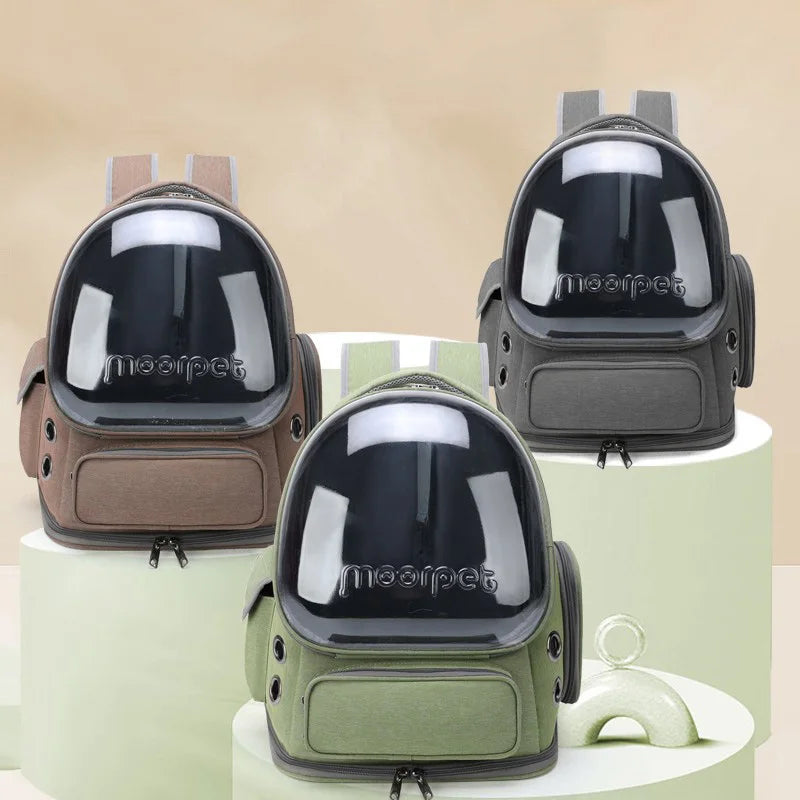 CURAPETS ClearView Travel Cat Carrier Backpack