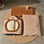 CURAPETS Cozy Foldable Pet Cave Bed