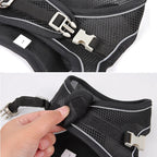 CURAPETS Reflective Puppy Harness & Leash Set