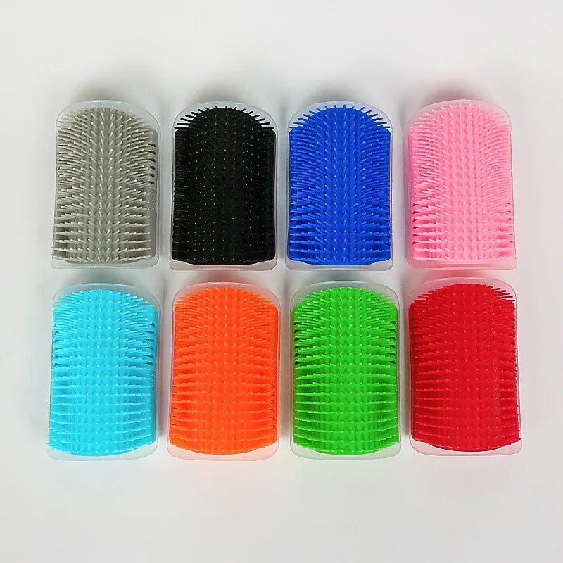 CURAPETS Cat Corner Massage Grooming Brush