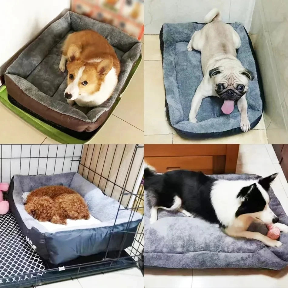 CURAPETS Soft Square Winter Dog Sofa Bed