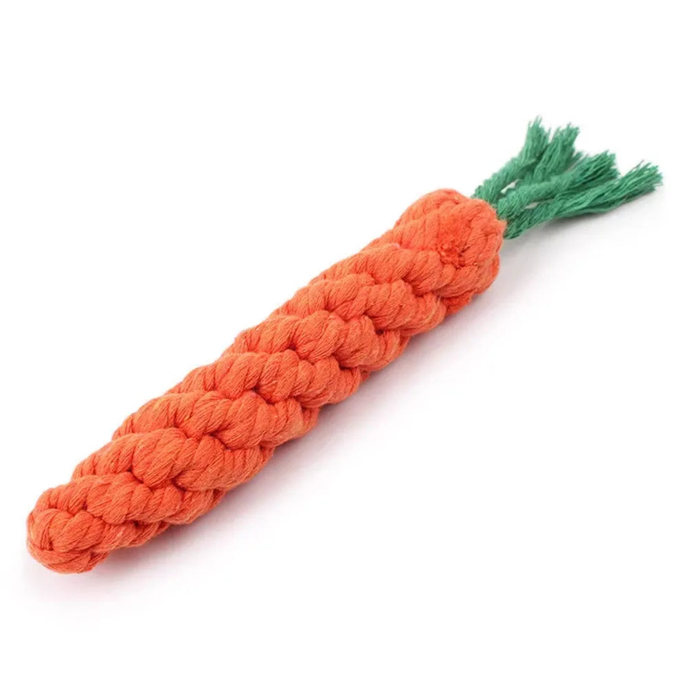 CURAPETS Carrot Rope Chew Toy