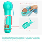 CURAPETS 3-in-1 Travel Hydration Bottle