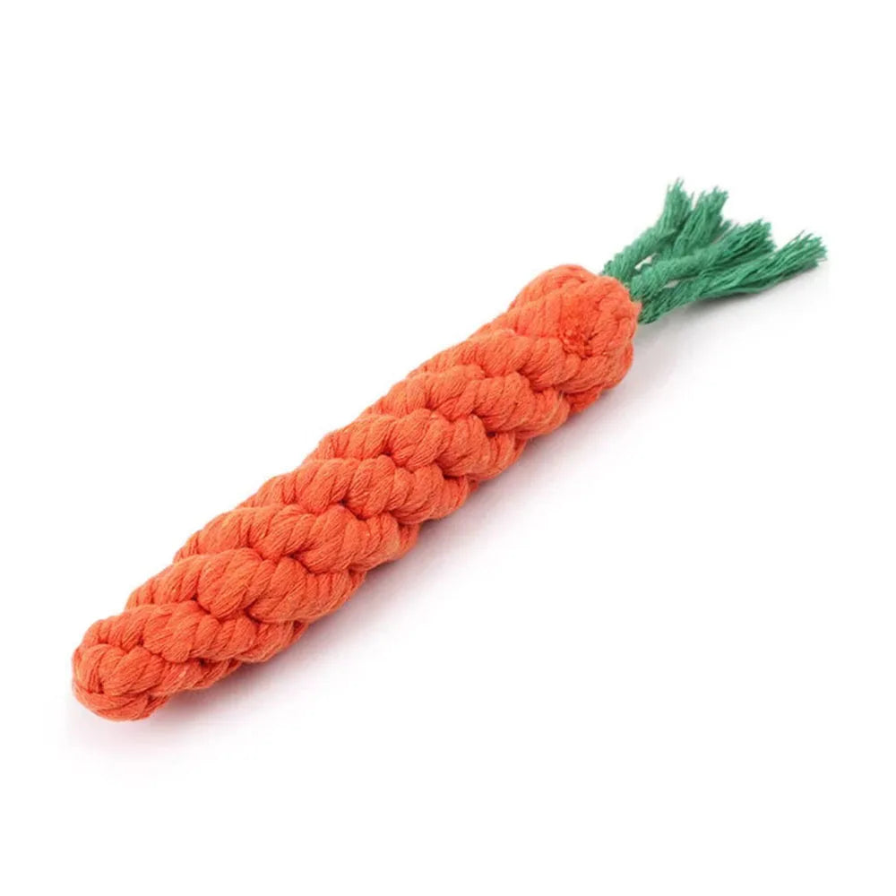 CURAPETS Carrot Rope Chew Toy