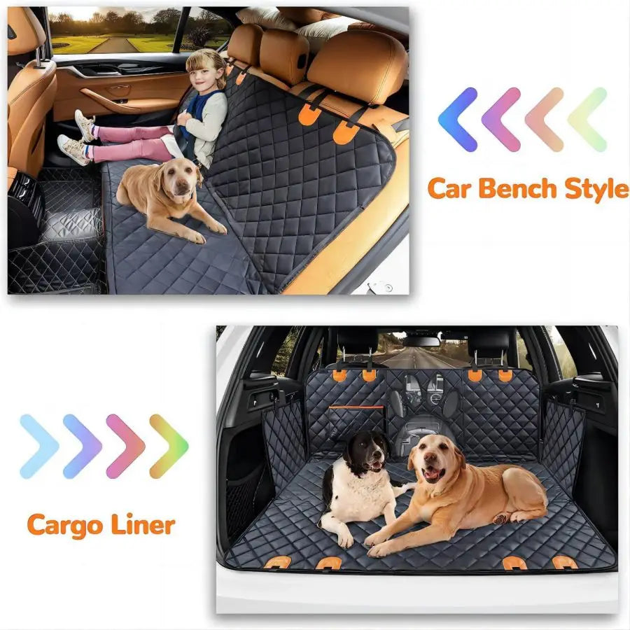CURAPETS Waterproof Dog Car Hammock Cover