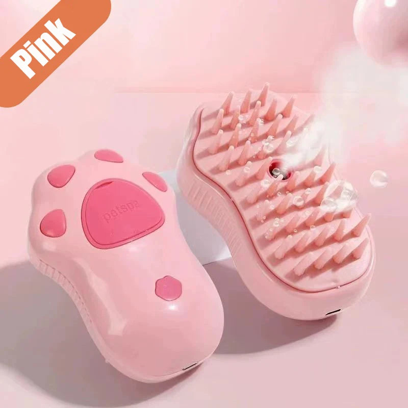 CURAPETS Steamy Brush Electric Pet Groomer