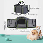 CURAPETS Foldable Travel Pet Carrier Bag