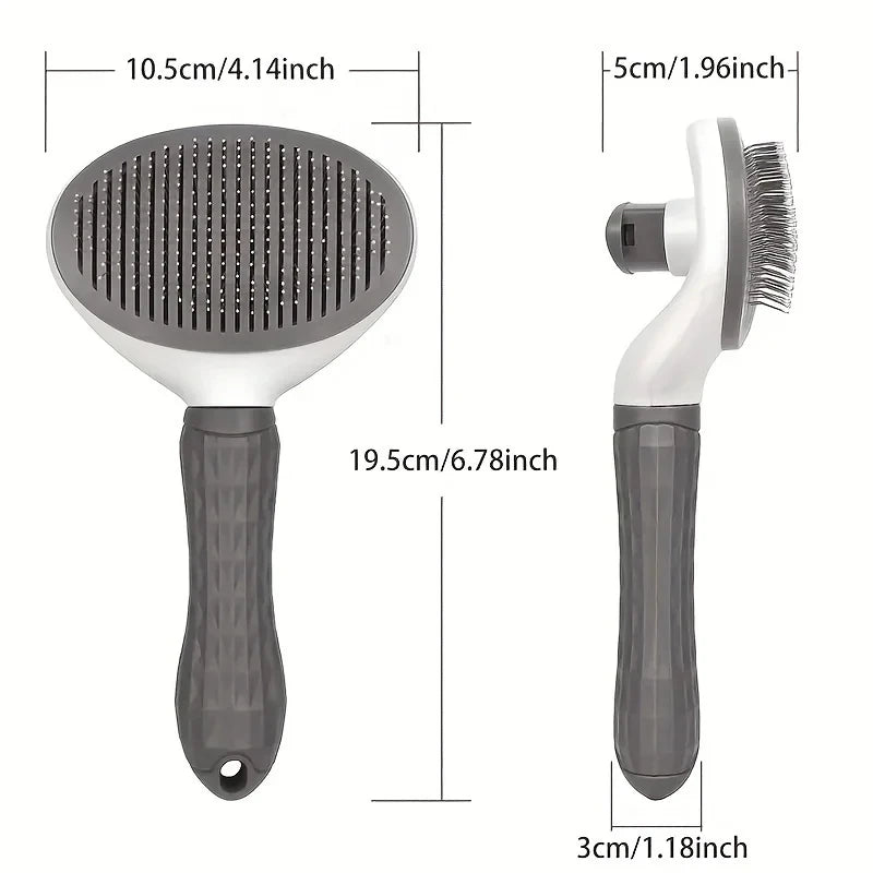 CURAPETS Self-Cleaning Grooming Brush