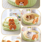 CURAPETS Cozy Nest Winter Pet Bed