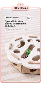 CURAPETS Felt Puzzle Box Cat Toy