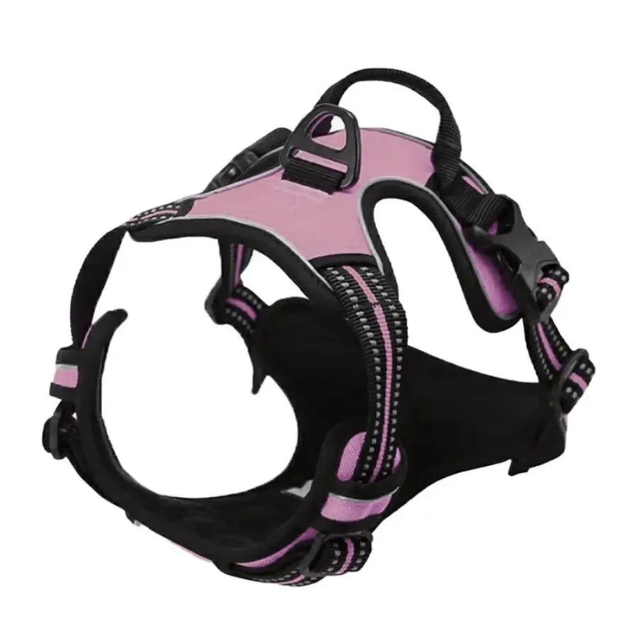 CURAPETS Leather Vest Harness & Leash Set