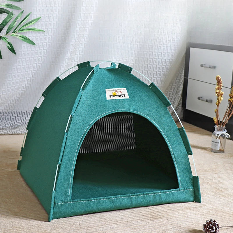 CURAPETS Foldable Pet Tent House Bed