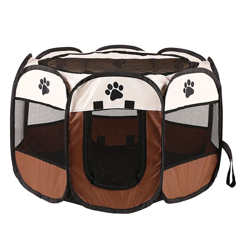 CURAPETS Foldable Octagonal Pet Playpen