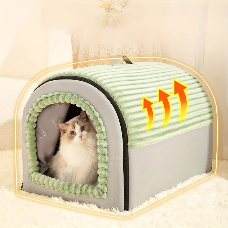 CURAPETS Winter Enclosed Pet Bed House