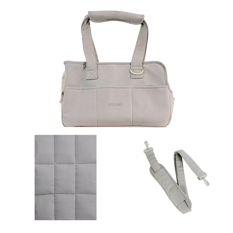 CURAPETS Cozy Cotton Shoulder Pet Carrier