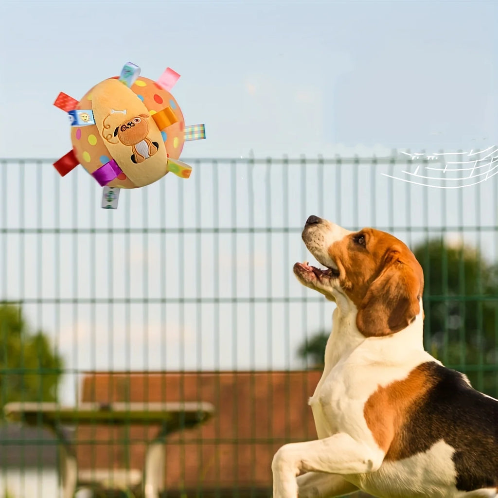 CURAPETS Plush Vocal Chew Ball Toy