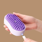 CURAPETS Steamy Electric Grooming Brush