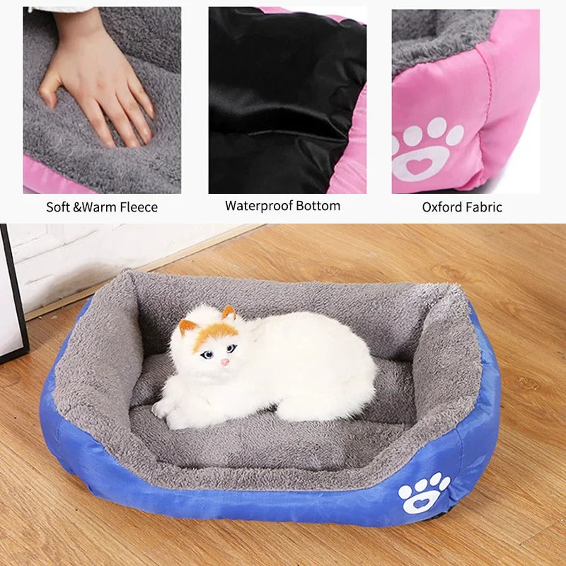 CURAPETS Soft Square Winter Dog Sofa Bed
