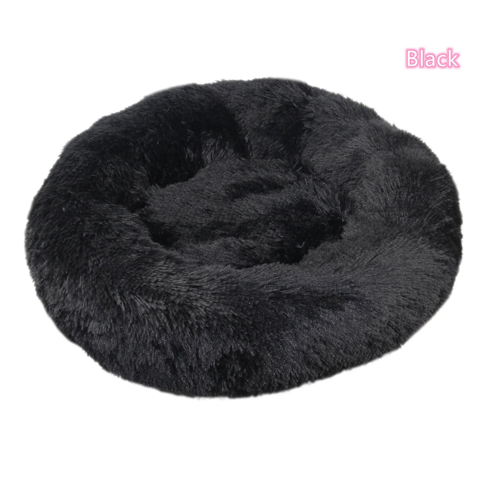 CURAPETS Plush Donut Calming Pet Bed