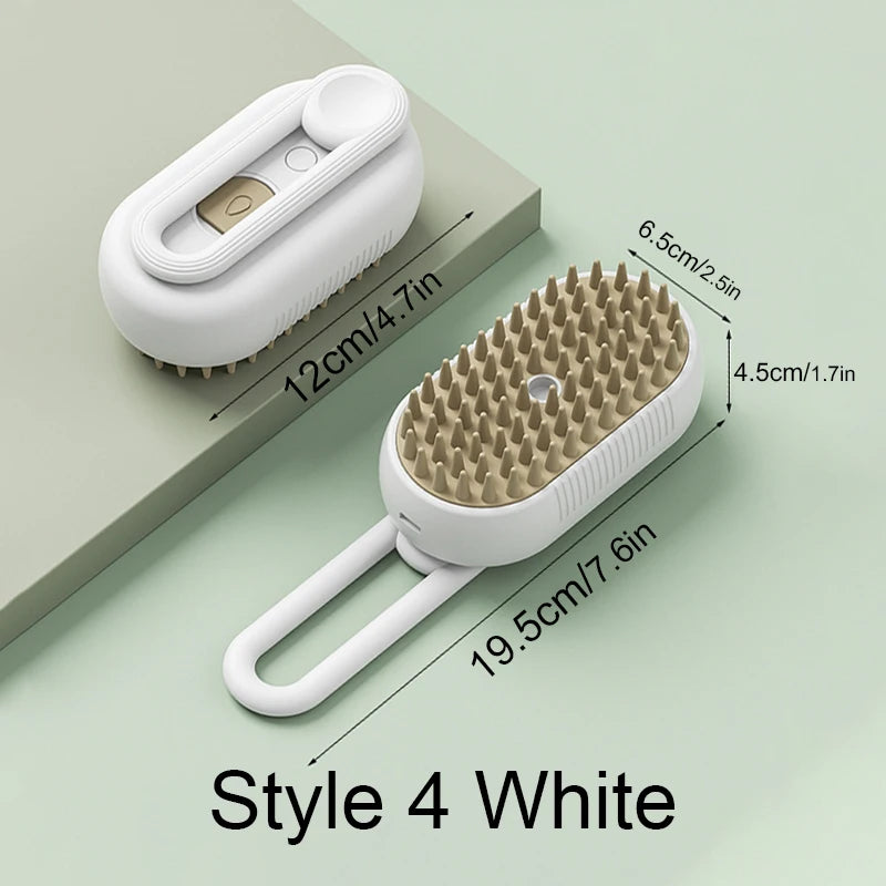CURAPETS Steamy Electric Grooming Brush