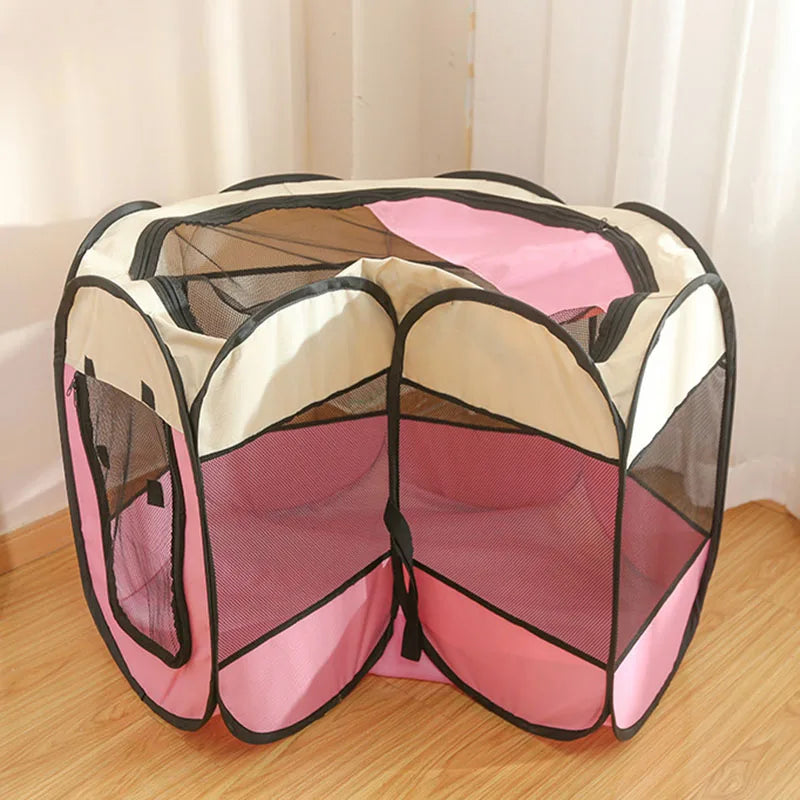 CURAPETS Foldable Octagonal Pet Playpen