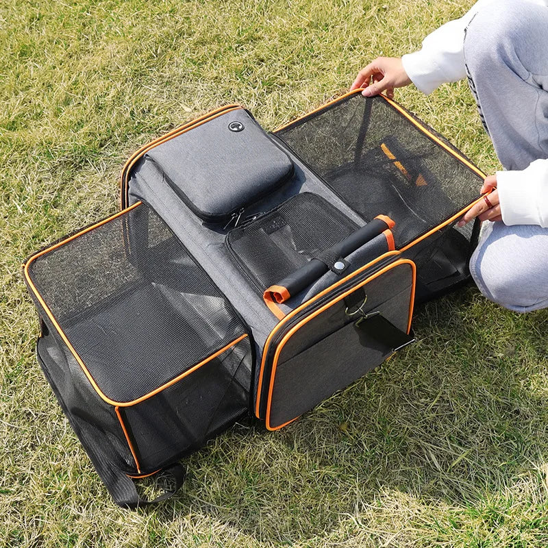CURAPETS Foldable Travel Pet Carrier Bag