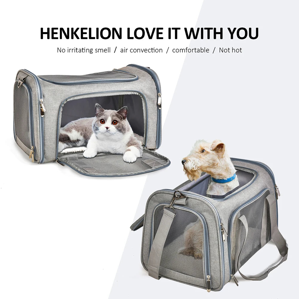 CURAPETS Claw-Defense Airline Pet Carrier