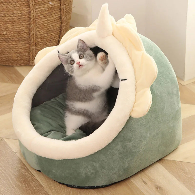 CURAPETS Deep Sleep Cat Cave Bed