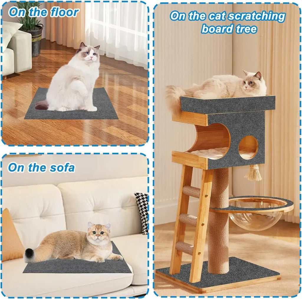 CURAPETS Trimmable Self-Adhesive Cat Scratching Mat
