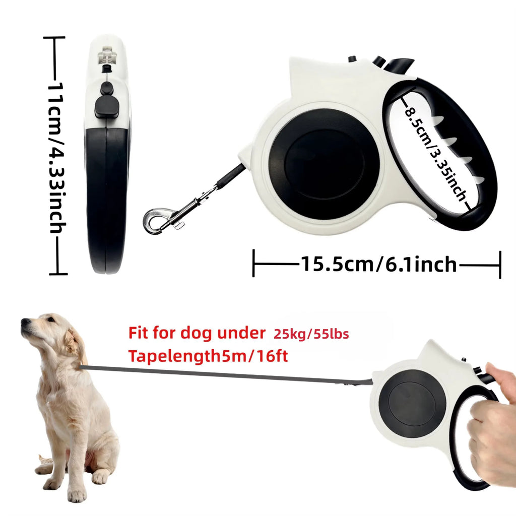 CURAPETS LumaLead Retractable Dog Leash