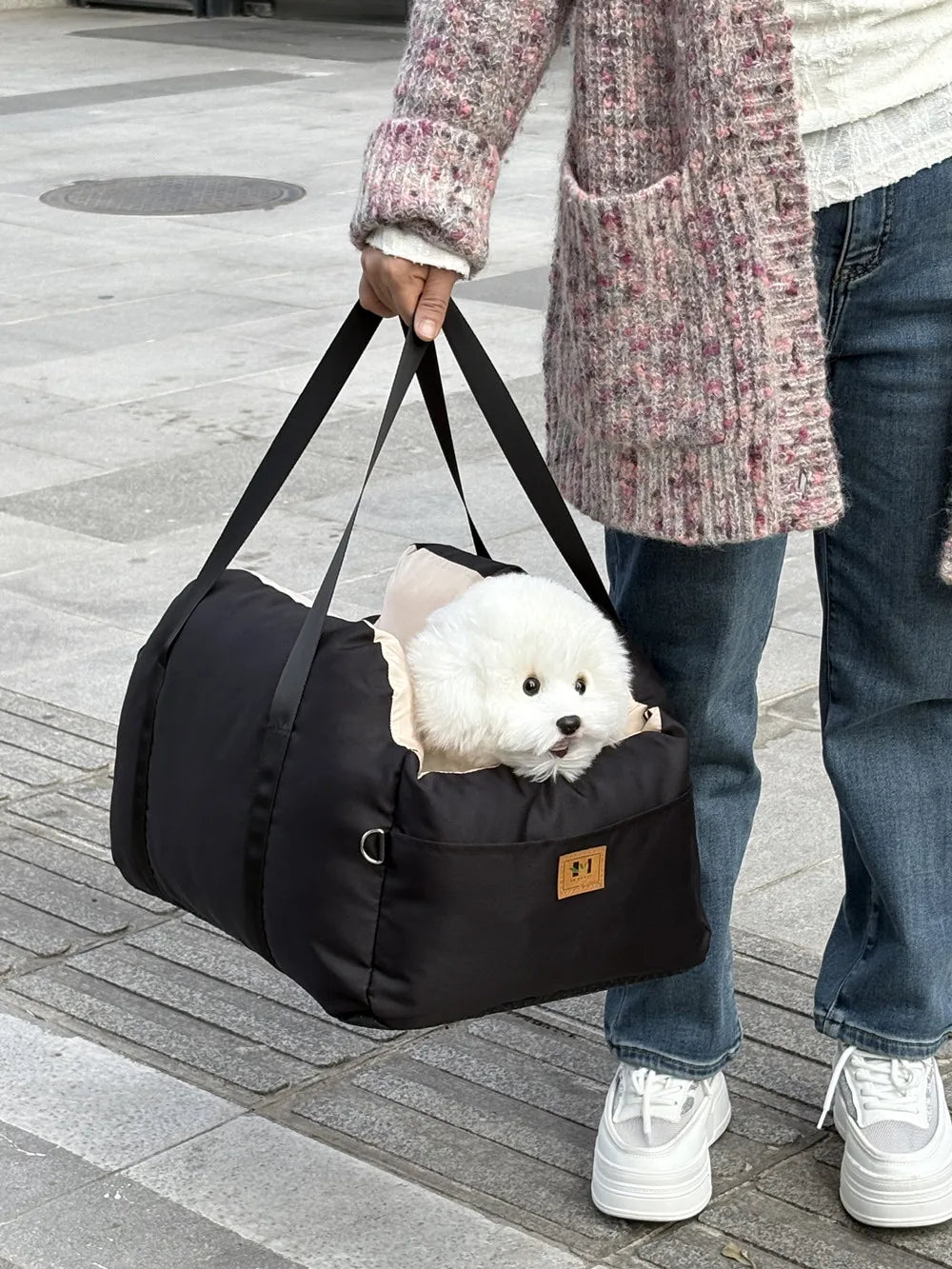 CURAPETS SafeRide Plush Pet Car Seat