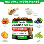 CURAPETS Digestive Support Probiotic Chews for Dogs