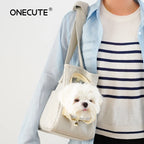 CURAPETS Cozy Cotton Shoulder Pet Carrier