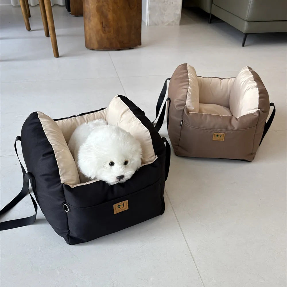 CURAPETS SafeRide Plush Pet Car Seat