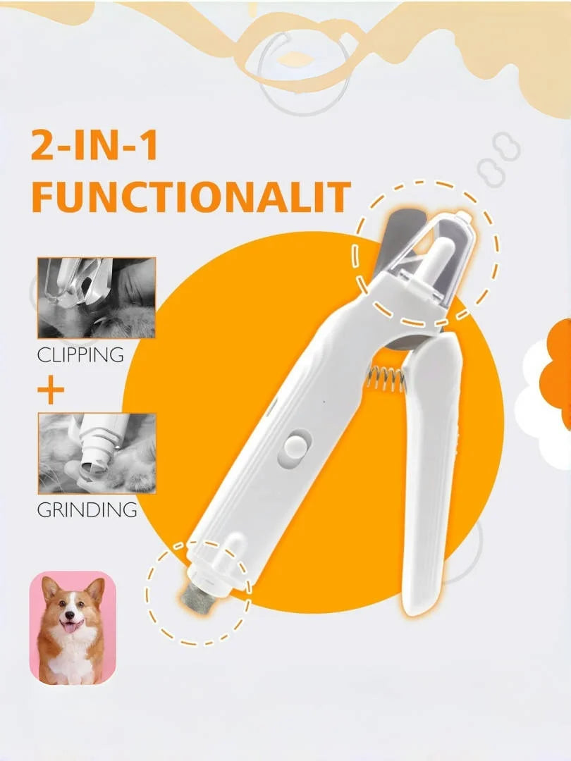 CURAPETS QuietCare LED Pet Nail Grinder