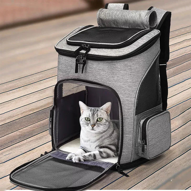 CURAPETS Expandable Pet Carrier Backpack