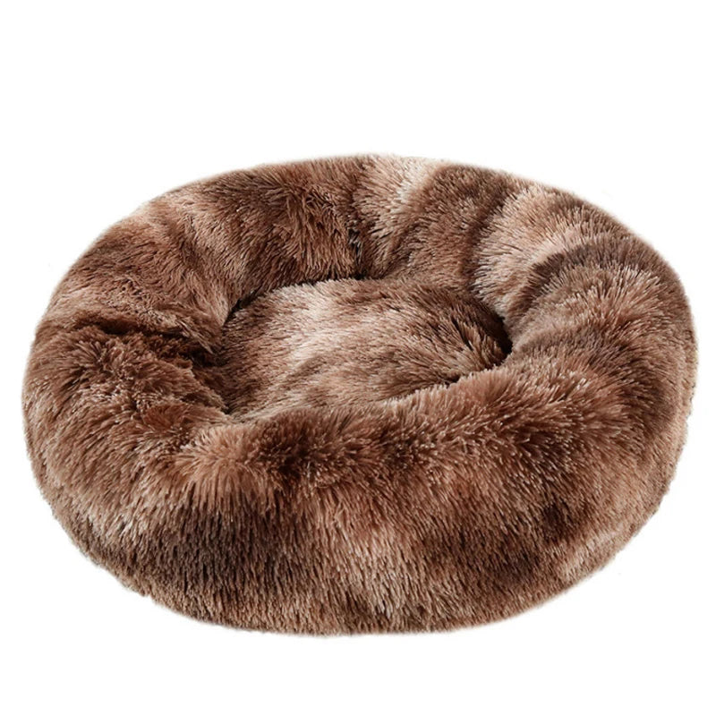 CURAPETS Plush Round Calming Pet Bed