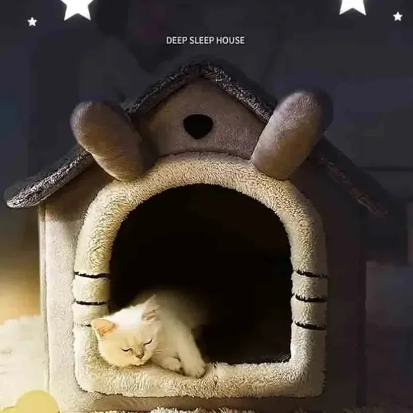 CURAPETS Cozy Indoor Pet Tent Bed
