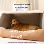 CURAPETS Quilted Dog Den Pet Bed