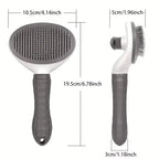 CURAPETS Self-Cleaning Grooming Brush