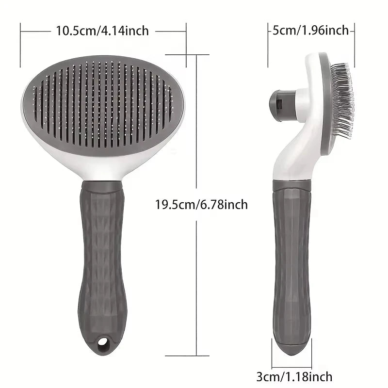 CURAPETS Self-Cleaning Grooming Brush